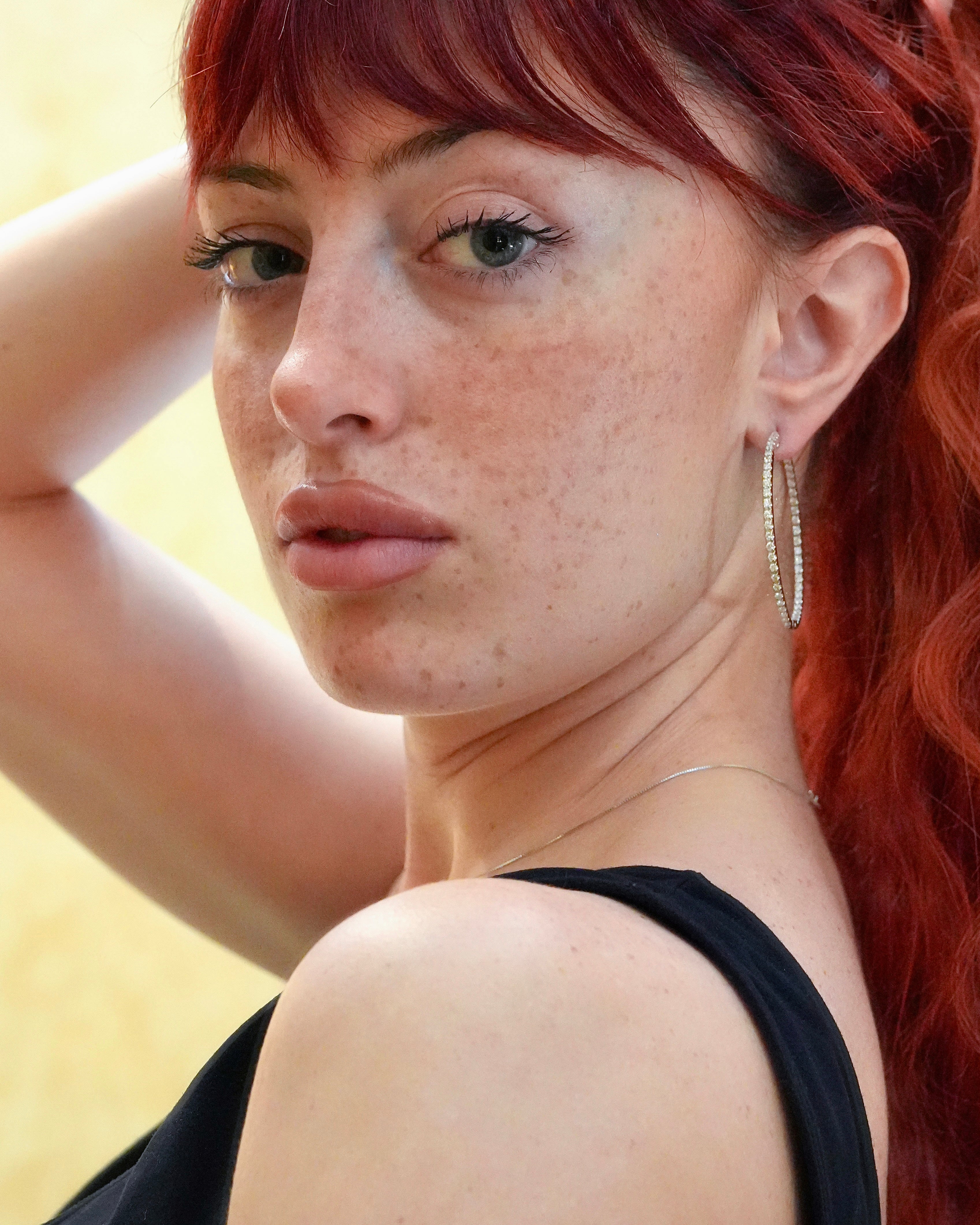 Flalè Creazioni - Orecchini a cerchio in Oro bianco e Diamanti