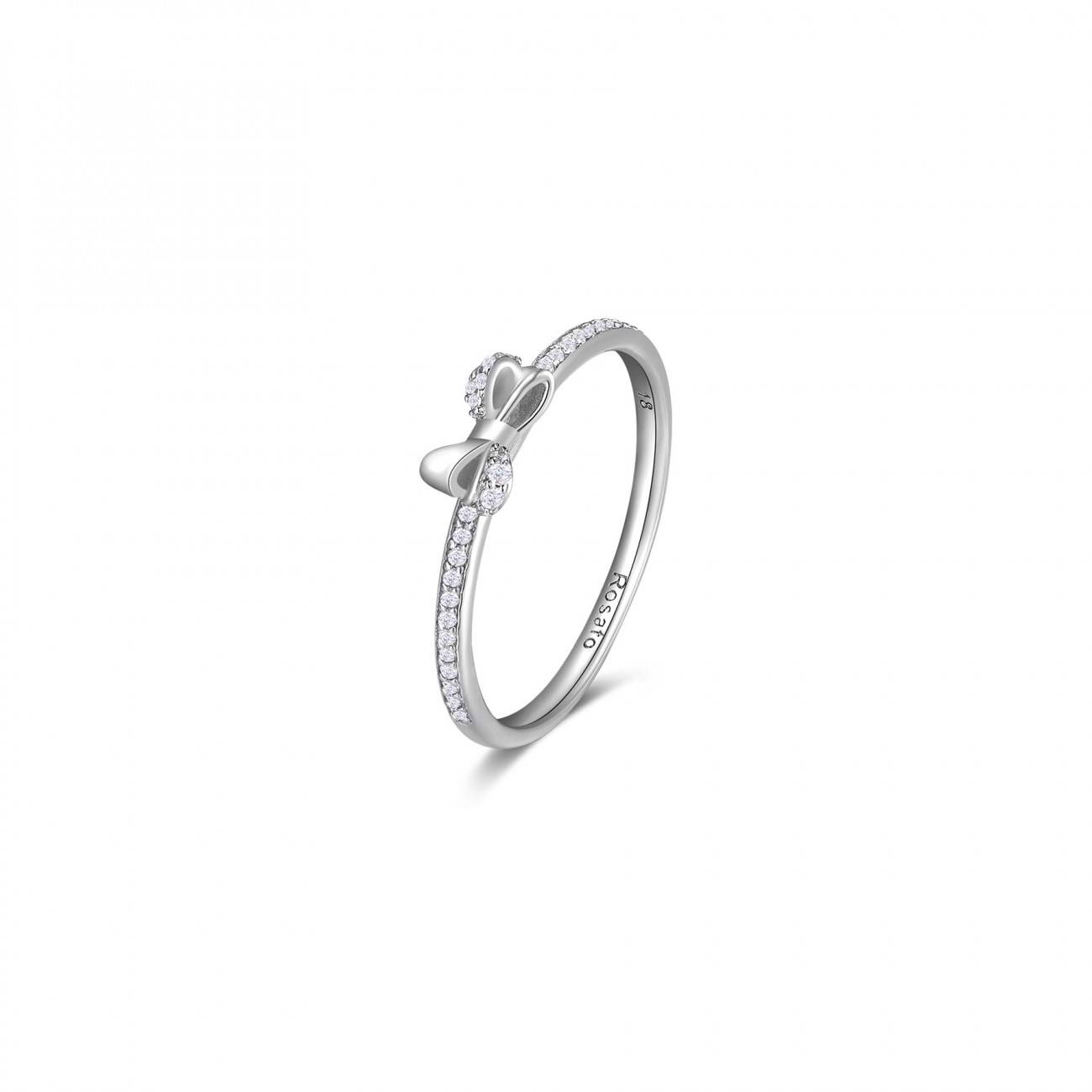 Rosato - Anello in Argento Fiocco