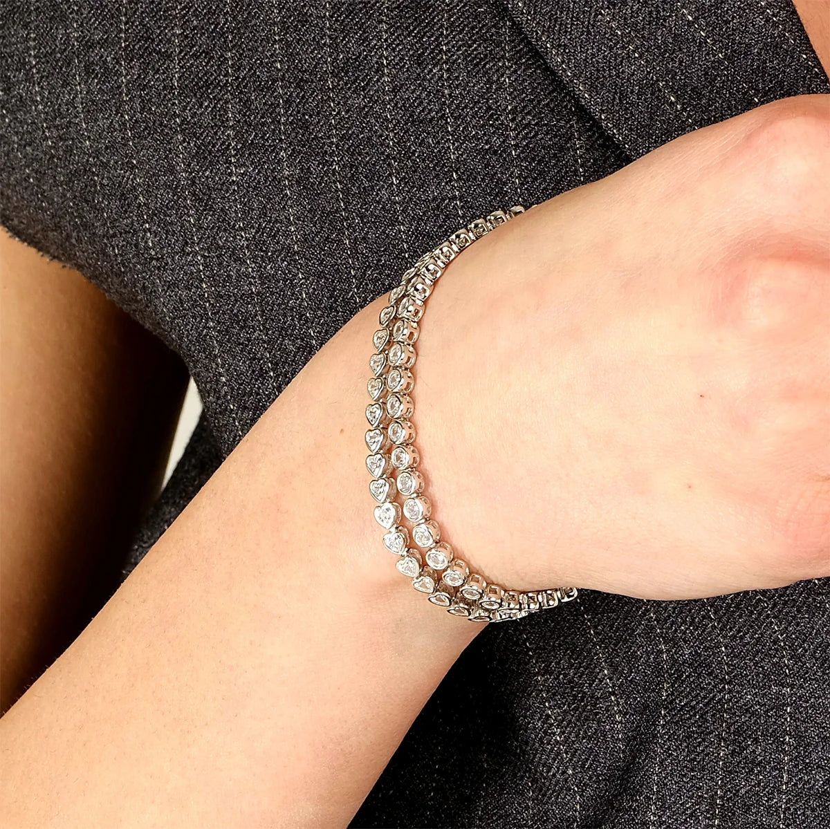 Bracciale Tennis Diamonds con Zirconi Tondi
