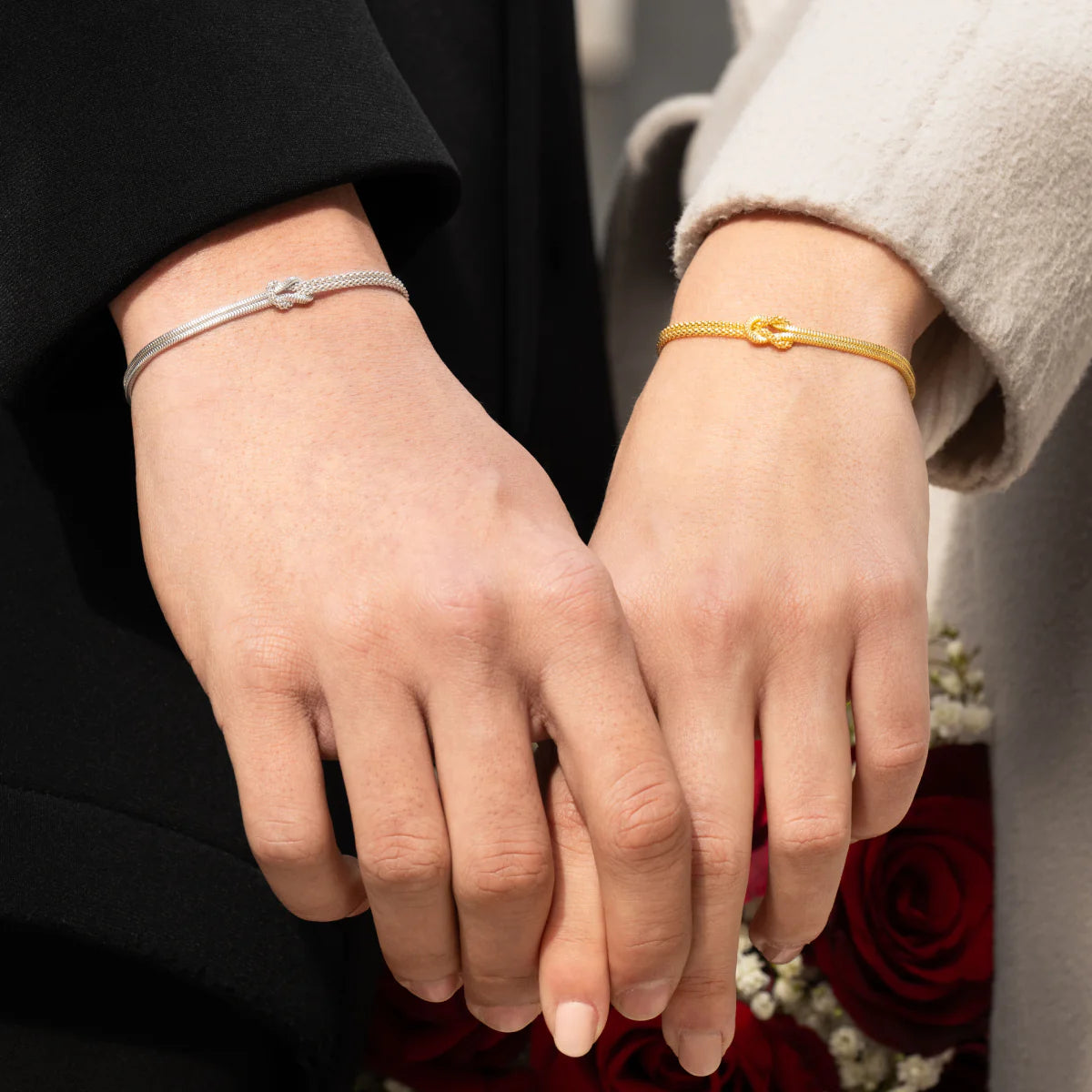 Bracciale Nodo d'Amore Dorato