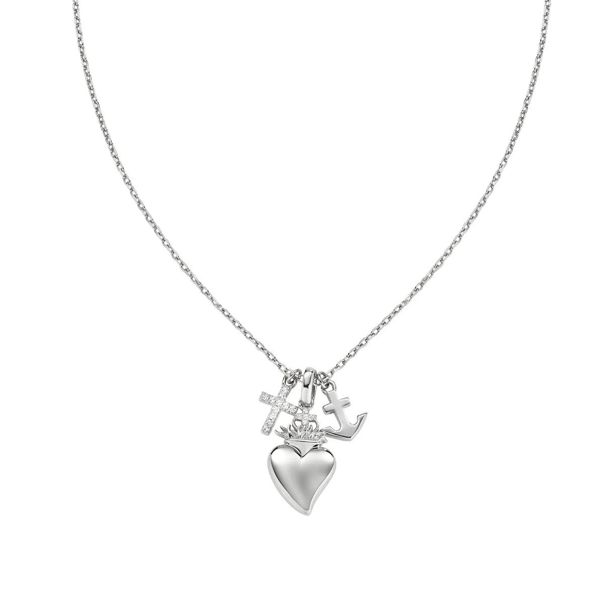 Collana con Ciondoli Fede, Speranza e Carità