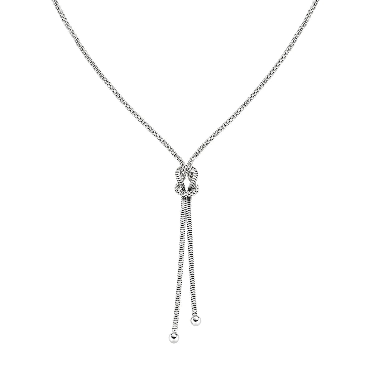 Collana Nodo d'Amore in Argento 925