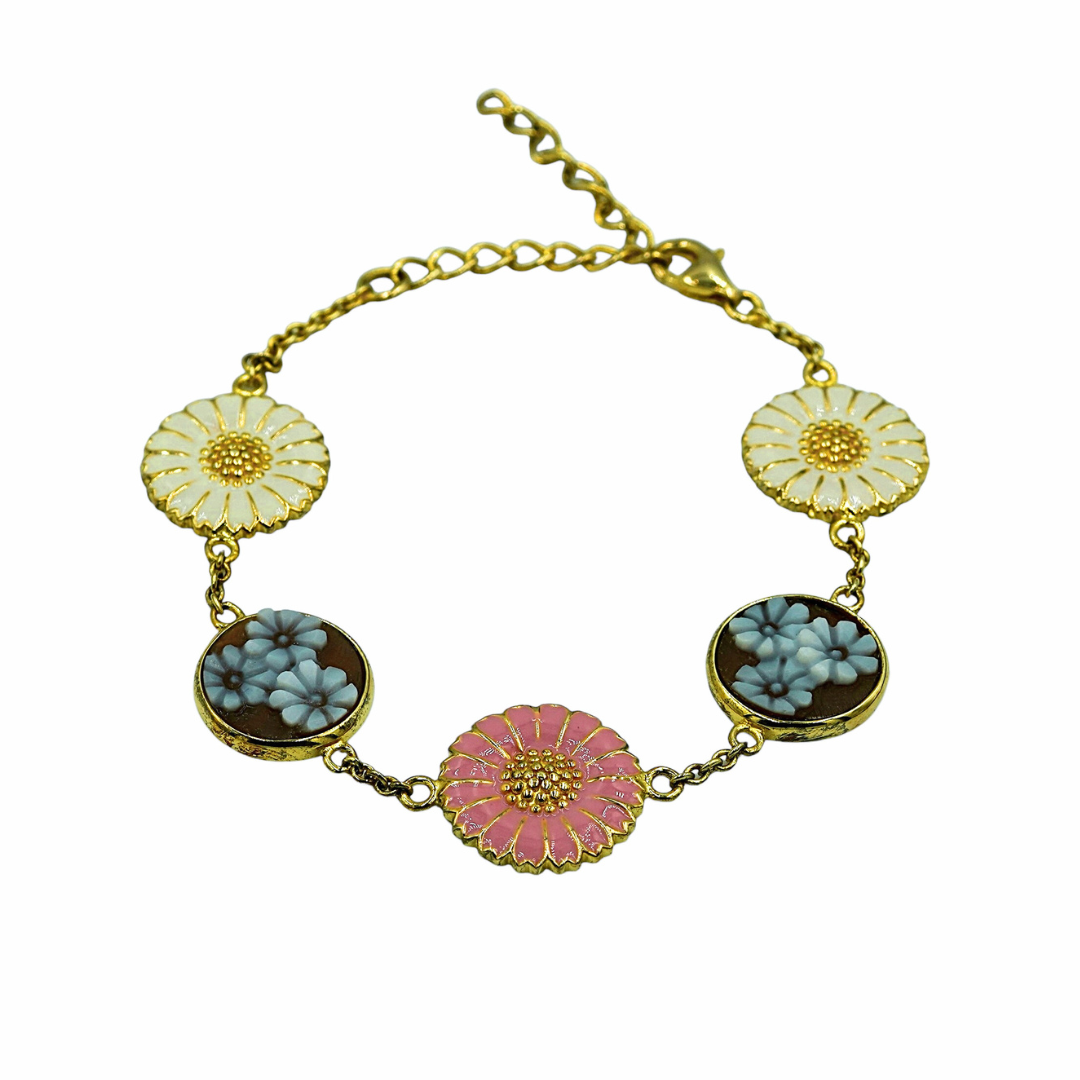 Cameo Italiano - Bracciale con cinque cameo