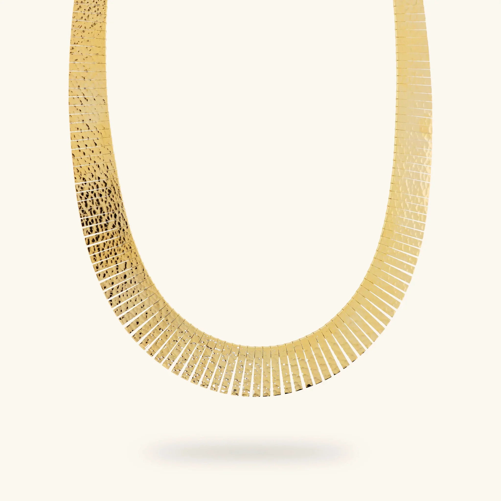 Etrusca - Collana Girocollo Cleopatra Martellata