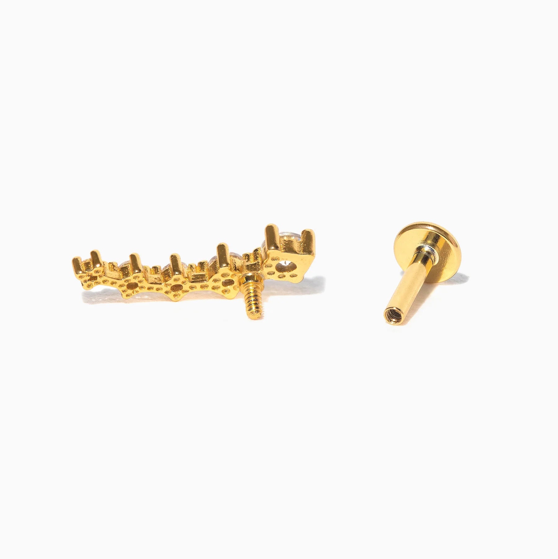 Estella Ear Crawler Flat Back Earring (Left/Sinistro)
