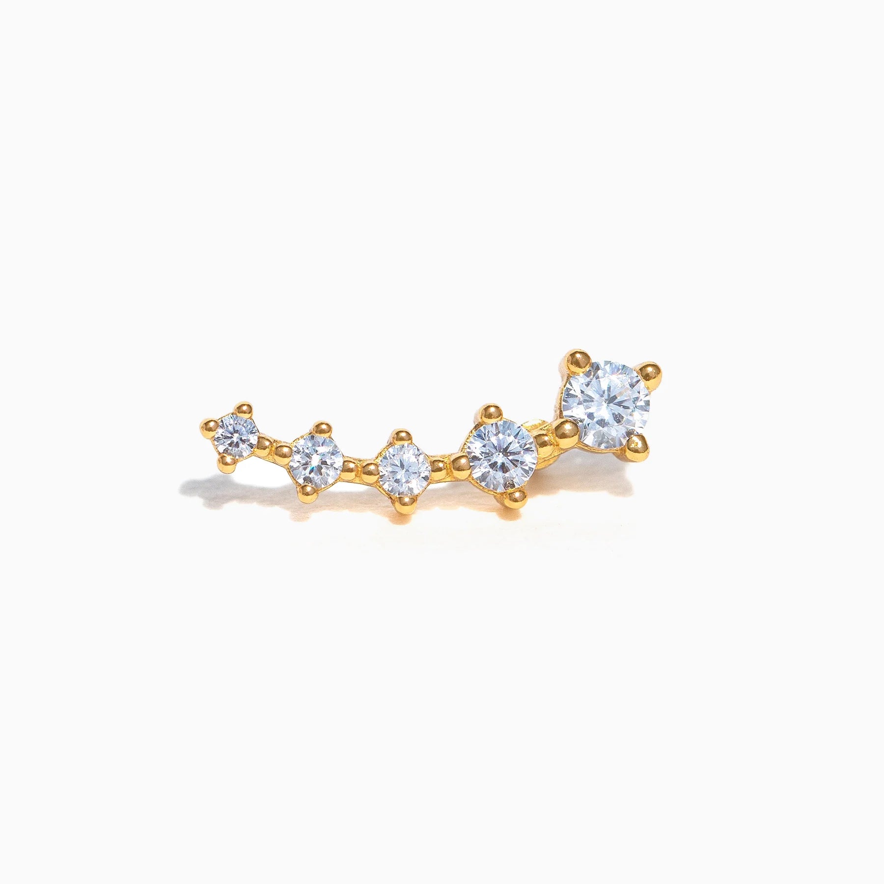 Estella Ear Crawler Flat Back Earring (Right/Destro)