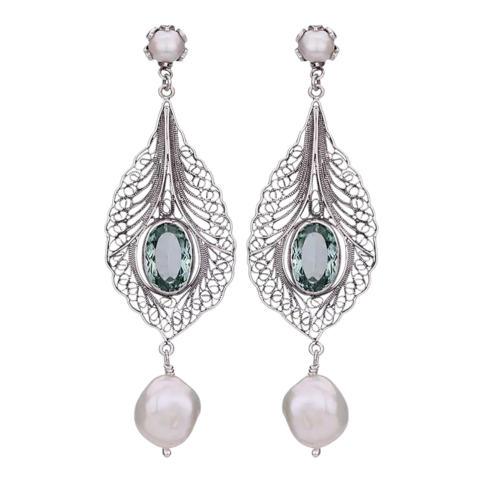 Yvone Christa - EDEN FEATHER EARRINGS