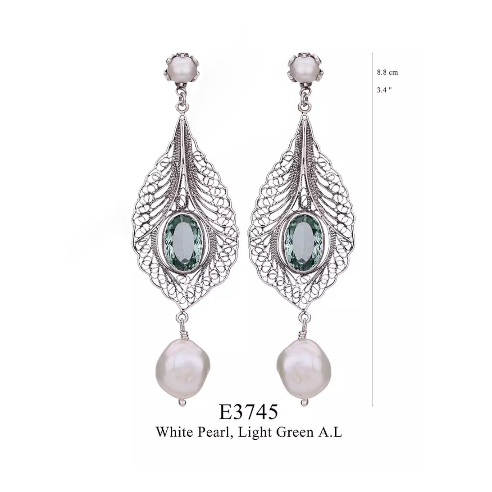 Yvone Christa - EDEN FEATHER EARRINGS