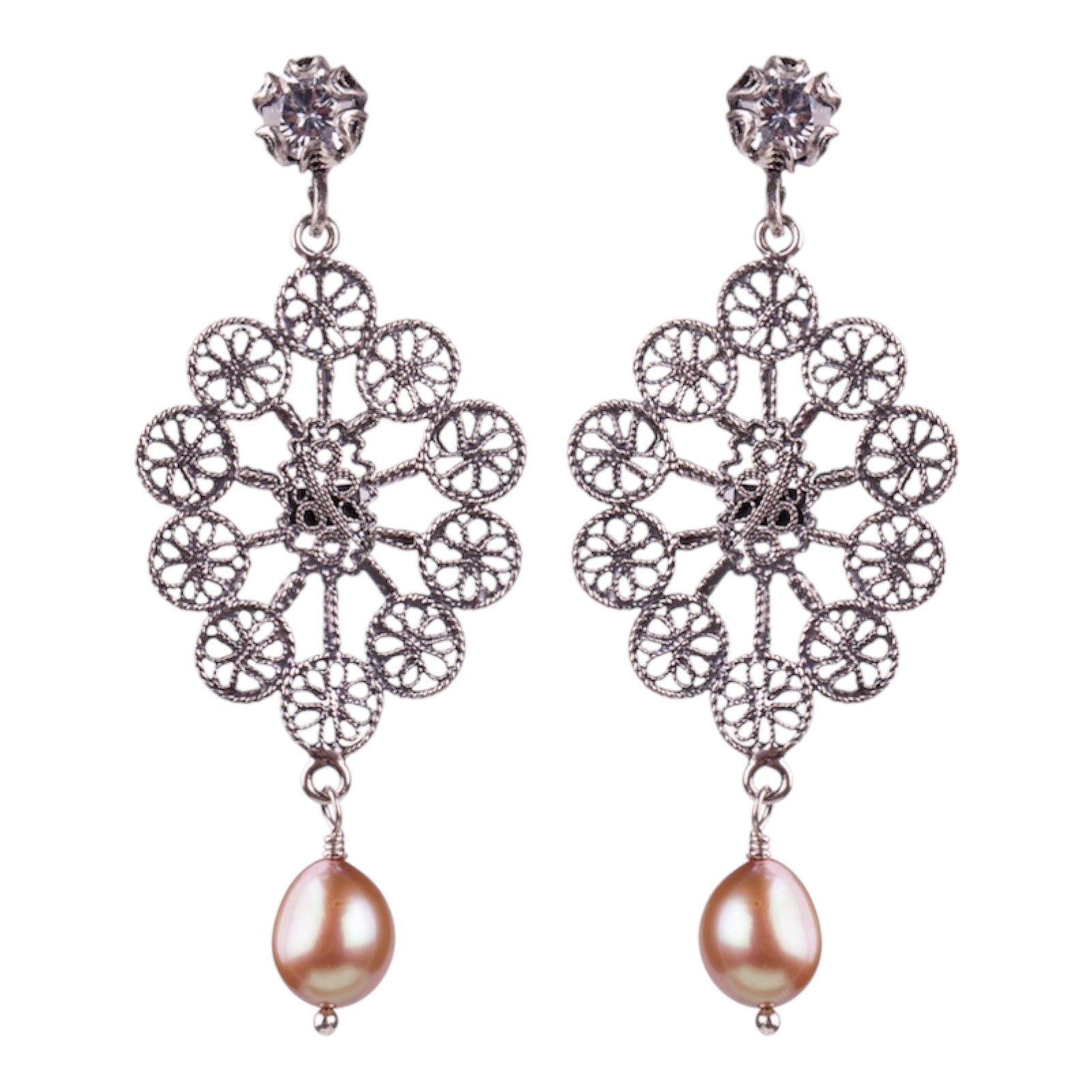 Yvone Christa - FILIGREE EARRINGS