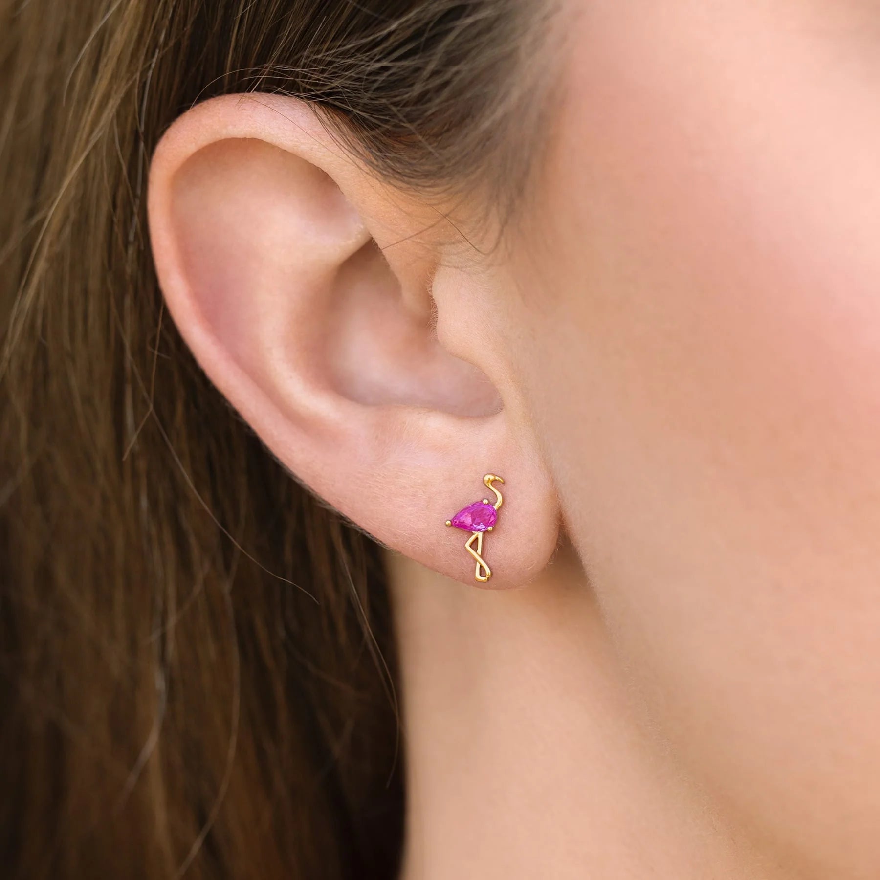 Flamingo Studs