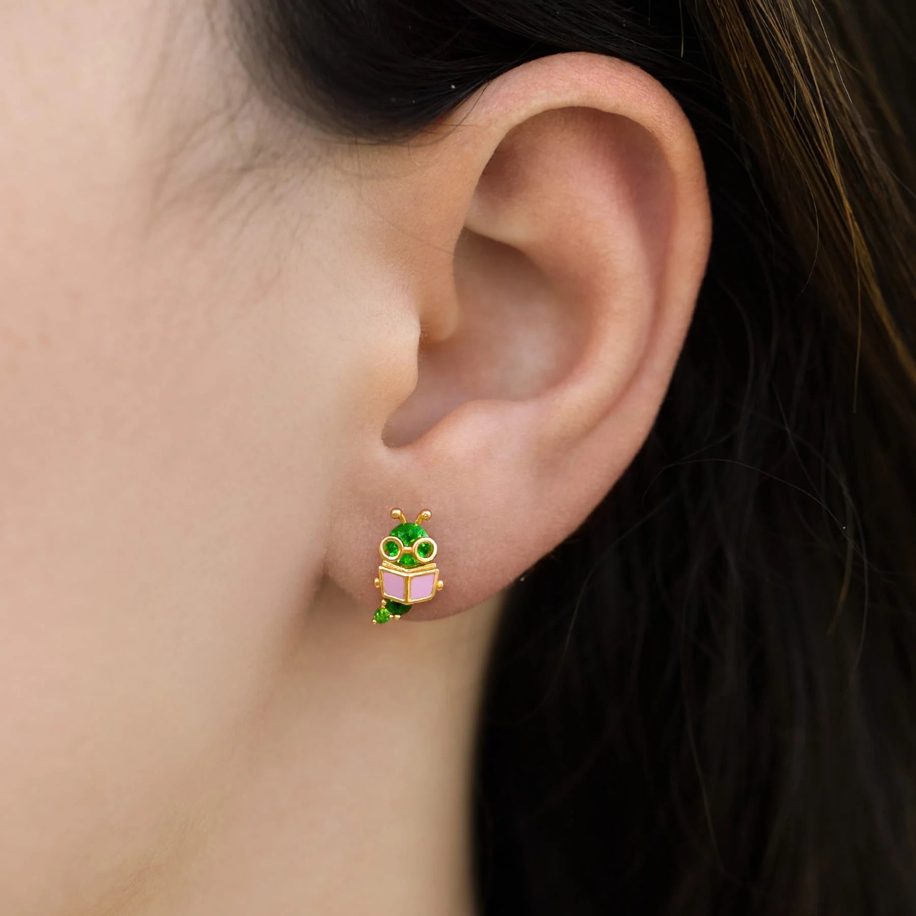 Bookworm Studs