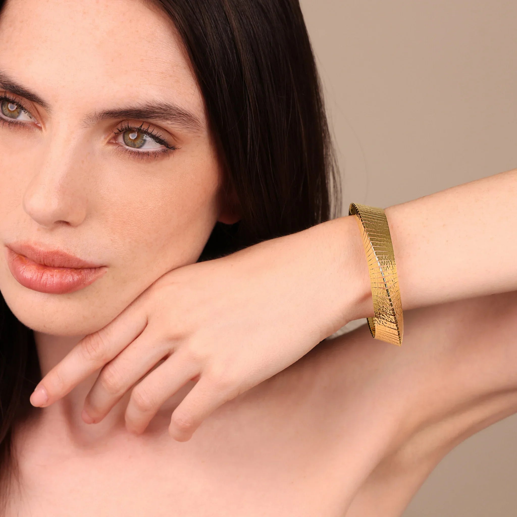 Etrusca - Bracciale Cleopatra Ritorto Martellato