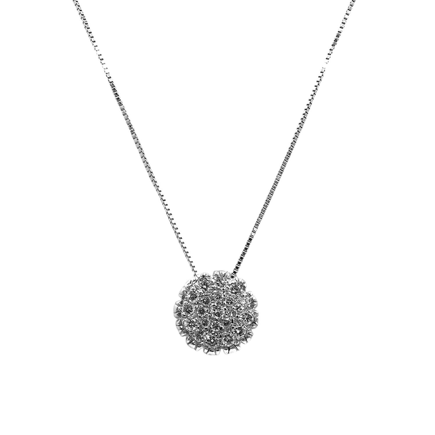 Flalè Creazioni - Catenina con ciondolo in Oro bianco e Diamanti
