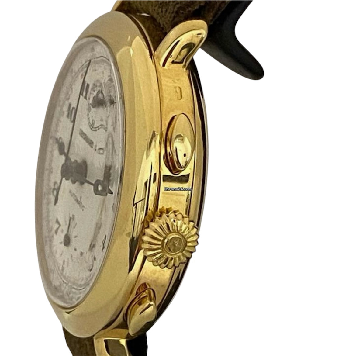 Eberhard Replica Chrono Verticale Silver Gold Plaque