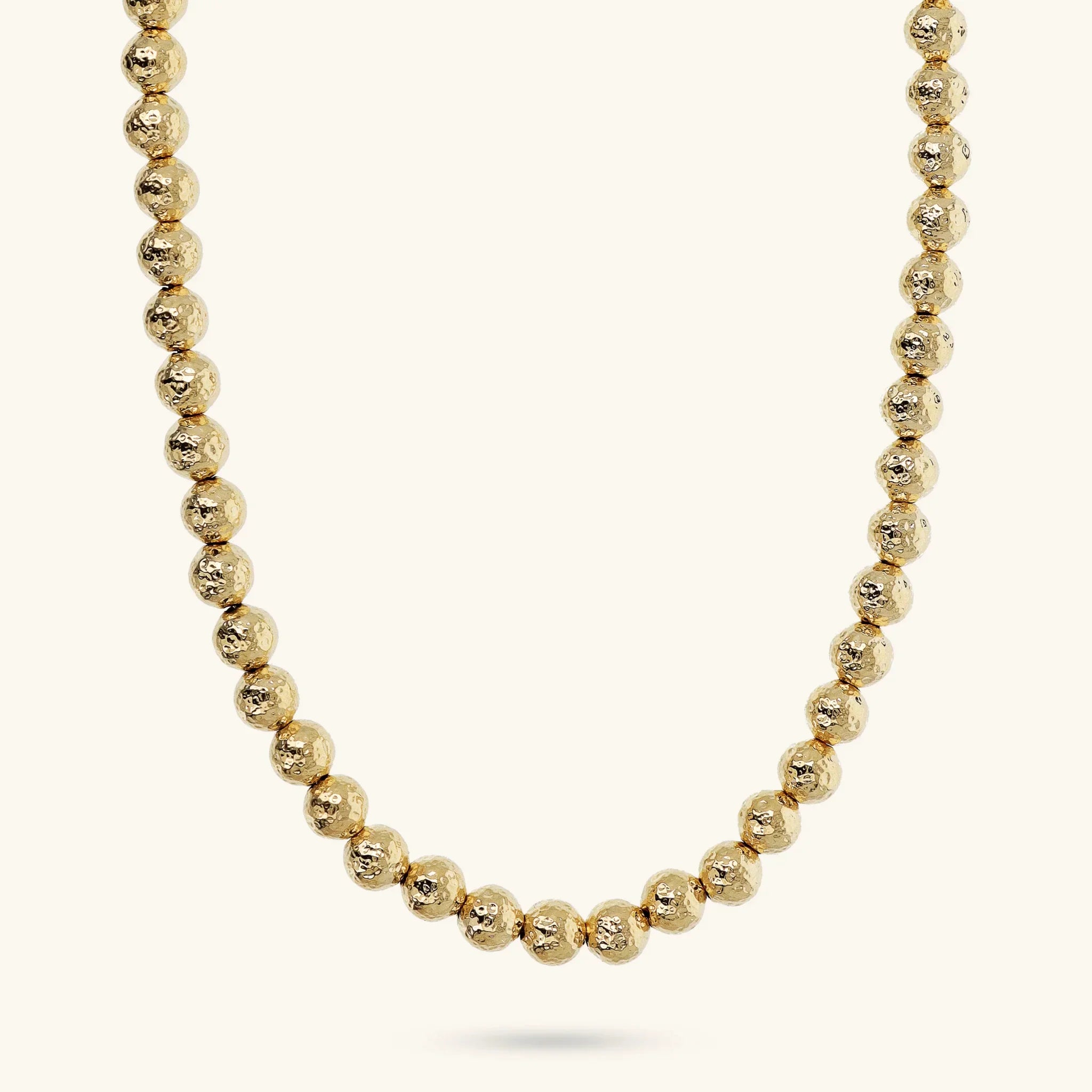 Etrusca - Collana Girocollo con Sfere Martellate