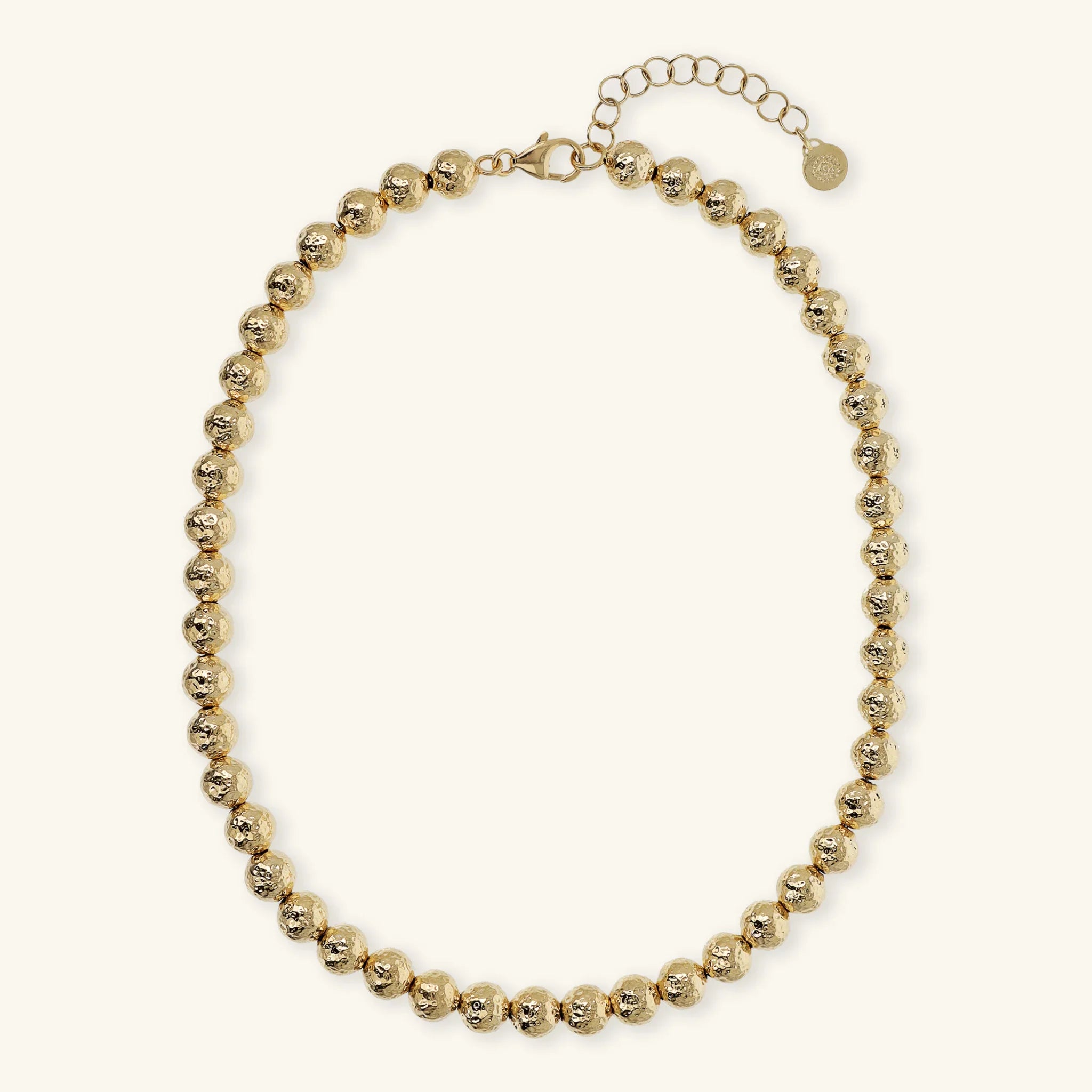 Etrusca - Collana Girocollo con Sfere Martellate