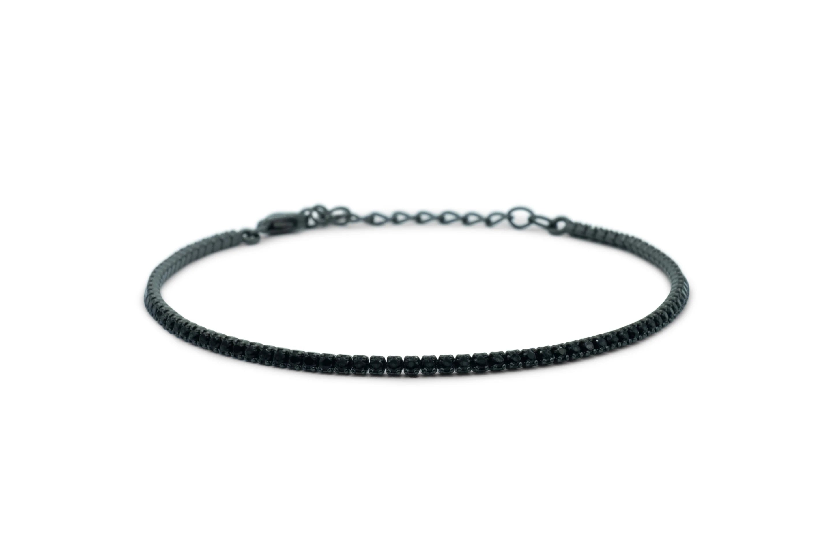 Bracciale Dilvdò Tennis 1.5mm Black Black