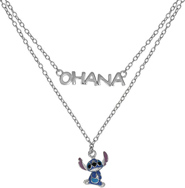 Disney - Collana doppia Argento Stitch