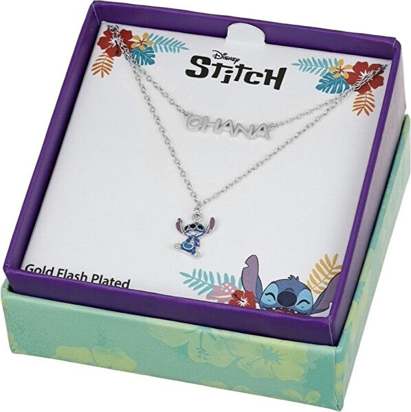 Disney - Collana doppia Argento Stitch
