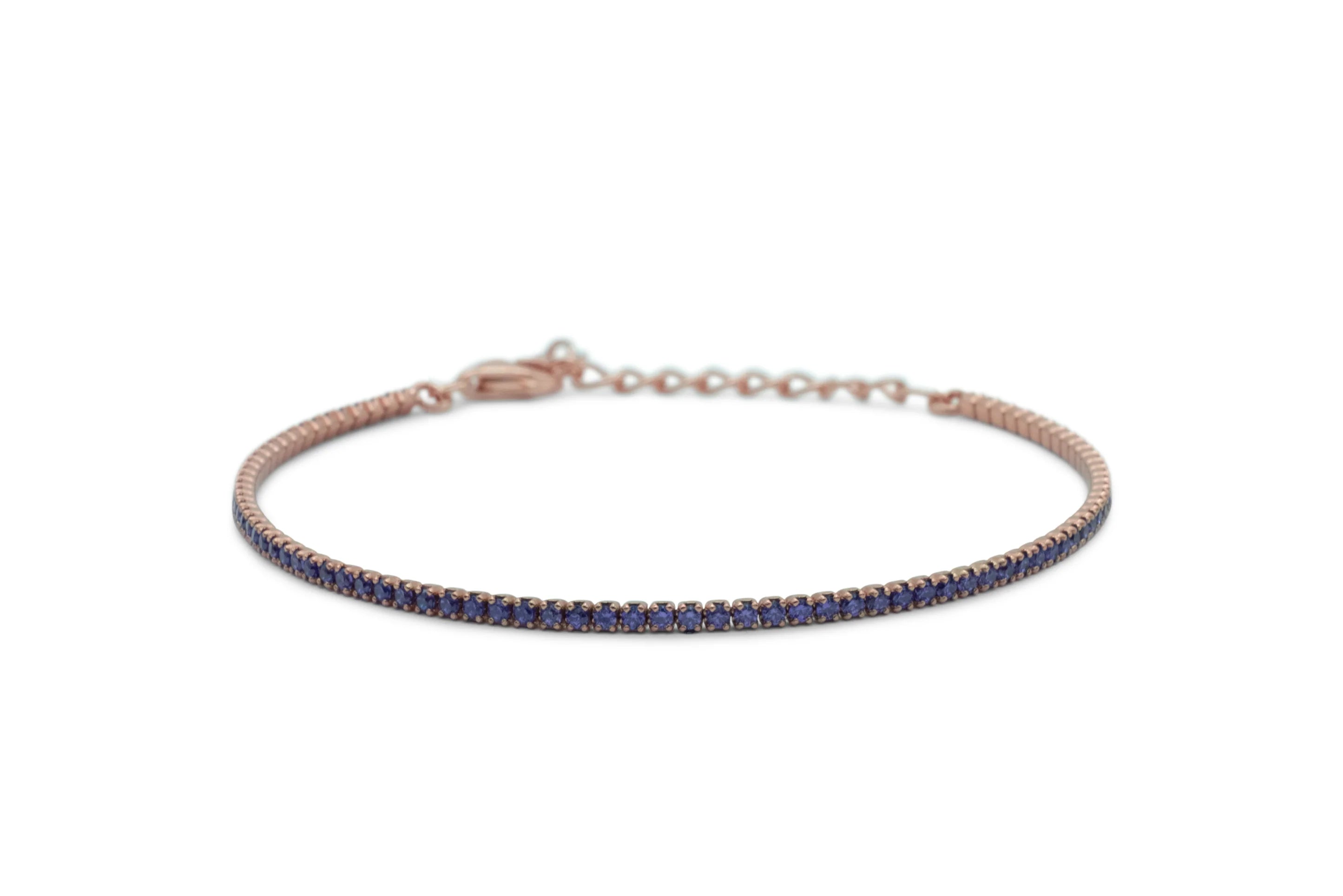 Bracciale Dilvdò Tennis 1.5mm Rosè Lavender