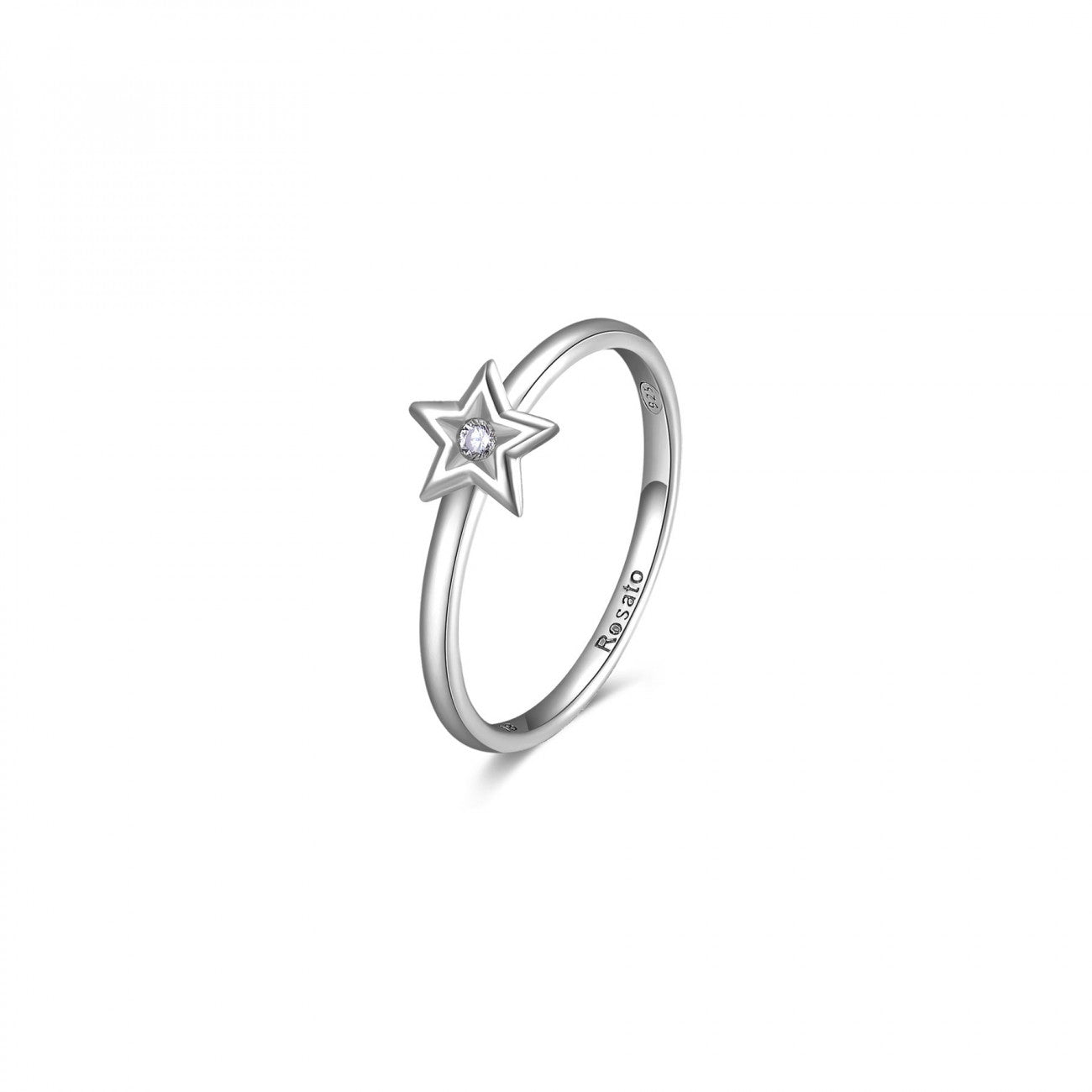 Rosato - Anello in Argento Stella
