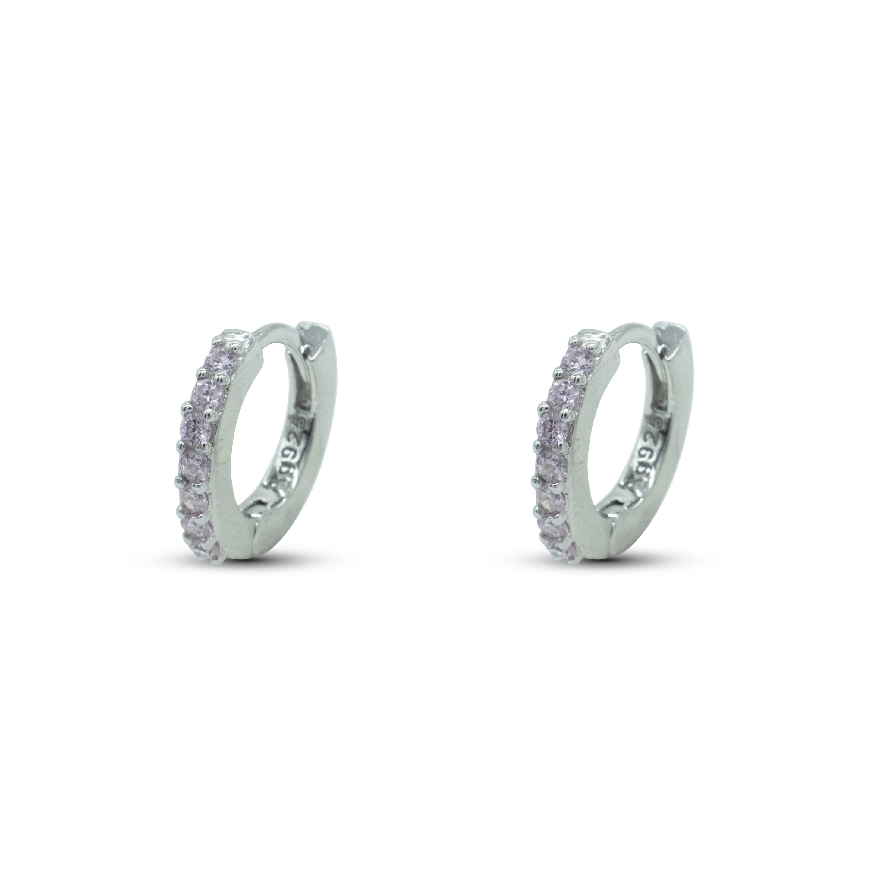 Hoop ring Dilvdò Silver Pink