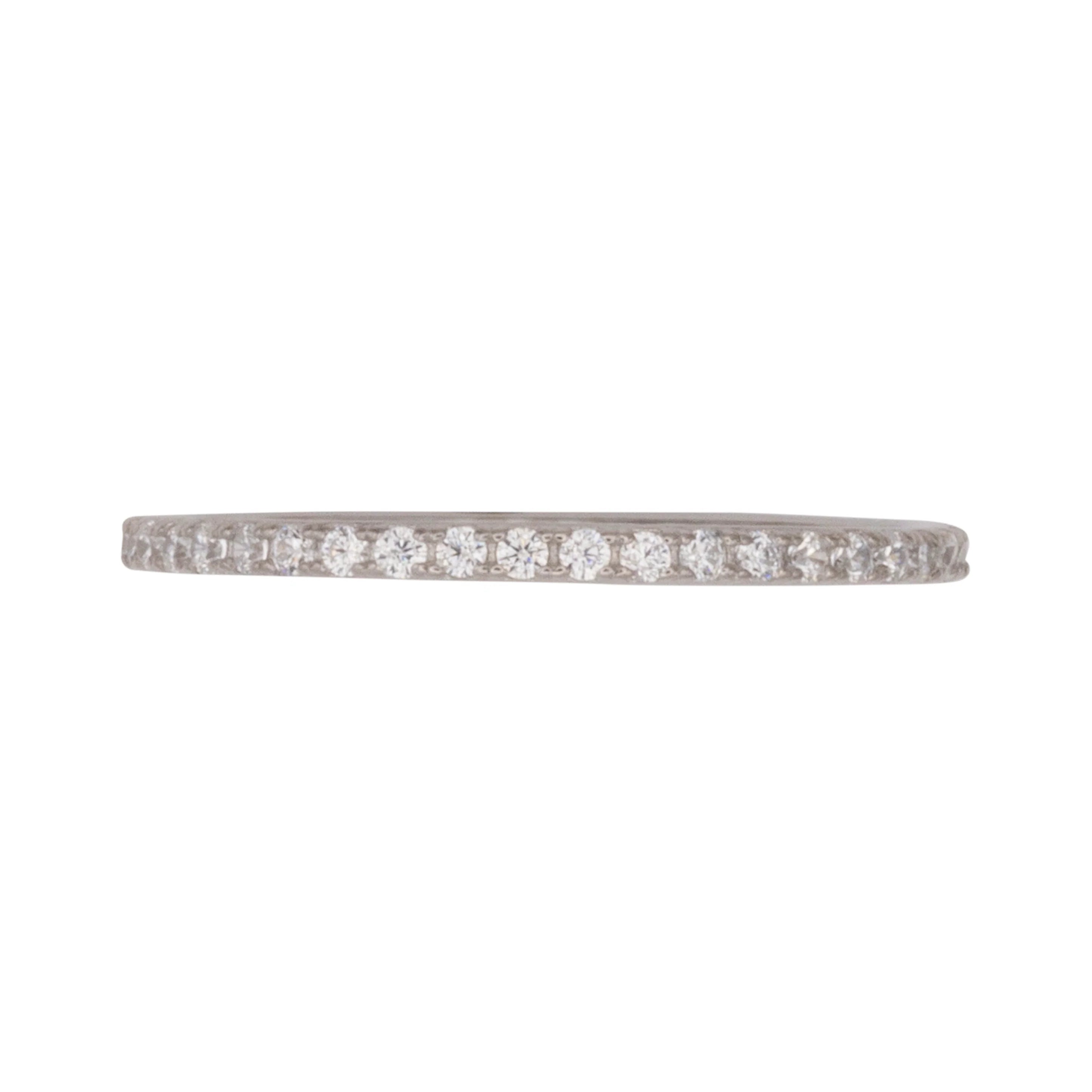 Eternity Ring Dilvdò Silver White Slim